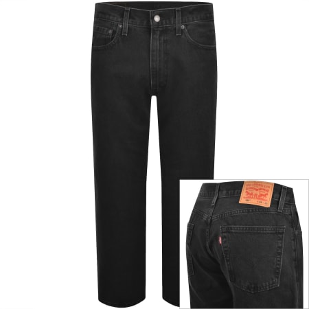 Product image for Levis 555 Relaxed Straight Fit Jeans Black