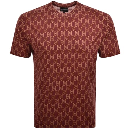 Product image for Emporio Armani Logo T Shirt Red