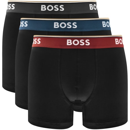 Product image for BOSS Underwear 3 Pack Power Boxer Briefs Black