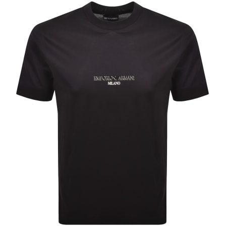 Product image for Emporio Armani Logo T Shirt Navy