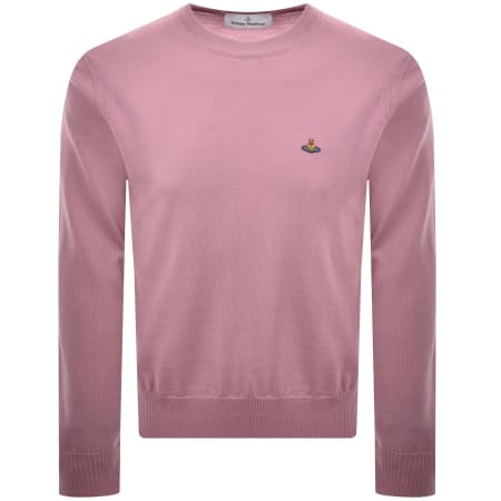 Product image for Vivienne Westwood Alex Round Neck Jumper Pink