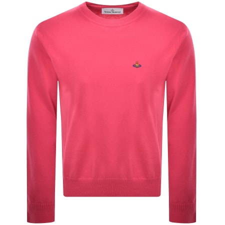 Product image for Vivienne Westwood Alex Round Neck Jumper Pink
