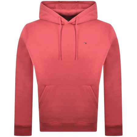 Product image for Tommy Jeans Flag Logo Hoodie Anthem Red