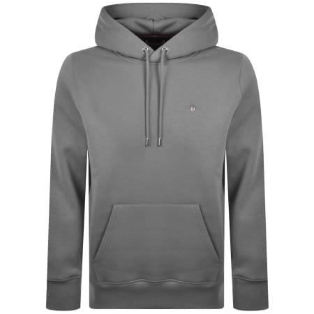 Product image for Gant Regular Shield Hoodie Mid Grey