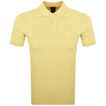Product image for BOSS Passenger Polo T Shirt Yellow
