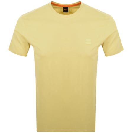 Product image for BOSS Tales T Shirt Open Yellow