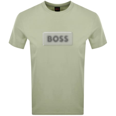 Product image for BOSS Te Effect T Shirt Green