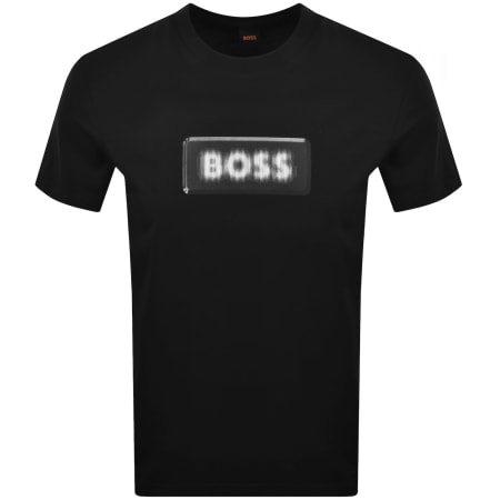 Product image for BOSS Te Effect T Shirt Black