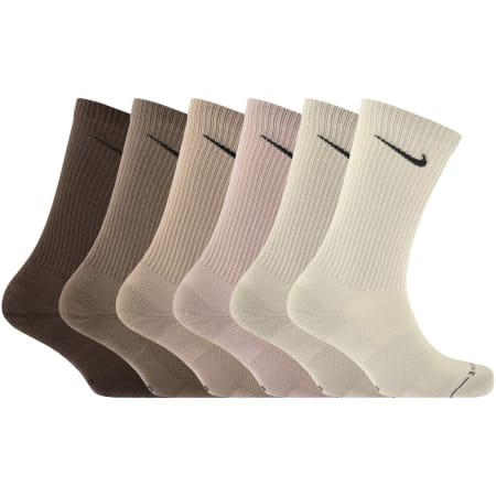 Product image for Nike 6 Pack Crew Socks Multi