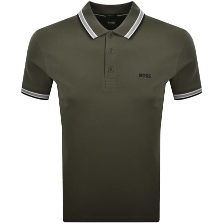 Product image for BOSS Paddy Polo T Shirt Green