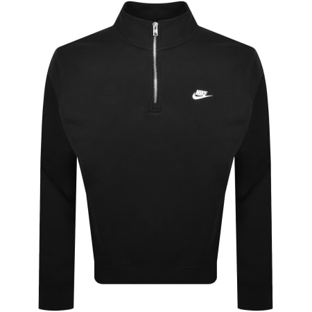 Product image for Nike Quarter Zip Sweatshirt Black