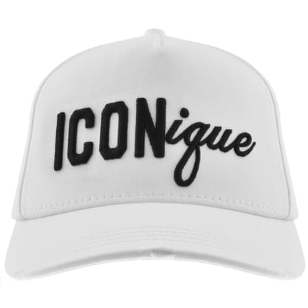 Product image for DSQUARED2 Badge Baseball Cap White
