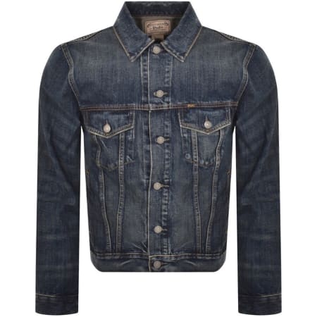 Product image for Ralph Lauren Icon Trucker Denim Jacket Blue