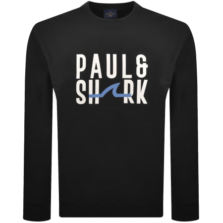 Product image for Paul And Shark X-Soft Logo Sweatshirt Black