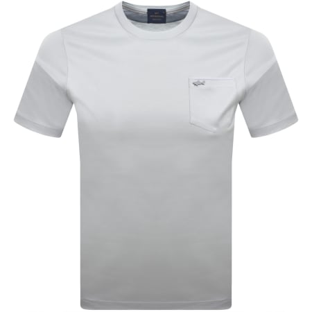Product image for Paul And Shark Aqua Touch Pocket T Shirt Blue