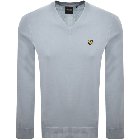 Product image for Lyle And Scott Knitted Jumper Blue