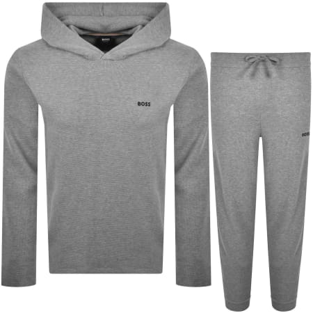 Product image for BOSS Waffle Tracksuit Grey