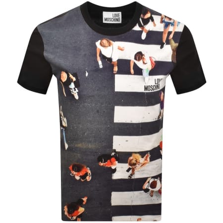 Product image for Moschino Graphic T Shirt Black