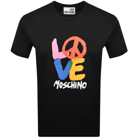 Product image for Moschino Graphic T Shirt Black