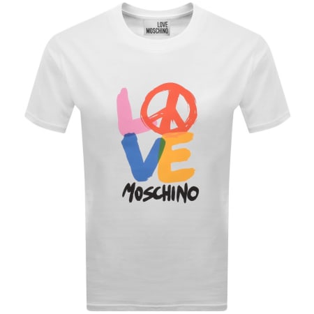 Product image for Moschino Graphic T Shirt White