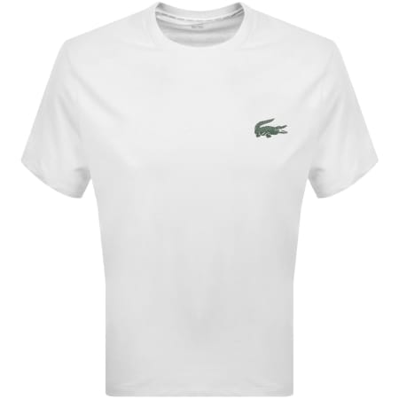 Product image for Lacoste Loungewear Logo T Shirt White