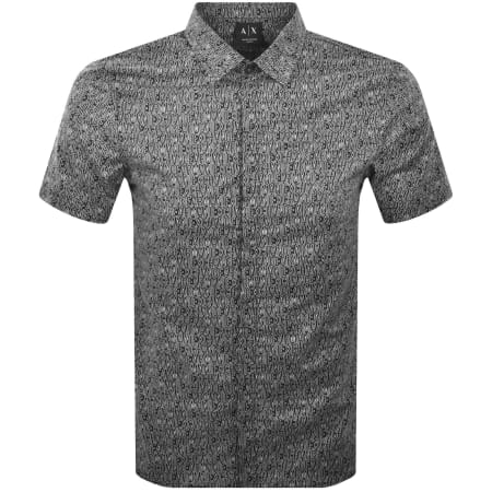 Product image for Armani Exchange AX Pattern Shirt Black