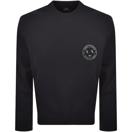 Product image for Armani Exchange Logo Sweatshirt Navy