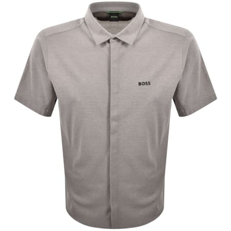 Product image for BOSS Short Sleeved Dymova Shirt Brown