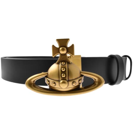 Product image for Vivienne Westwood Orb Buckle Belt Black