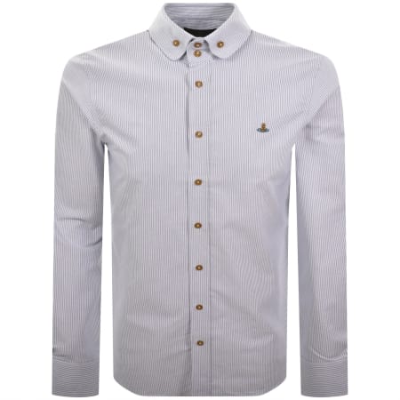 Product image for Vivienne Westwood Krall Long Sleeved Shirt Blue