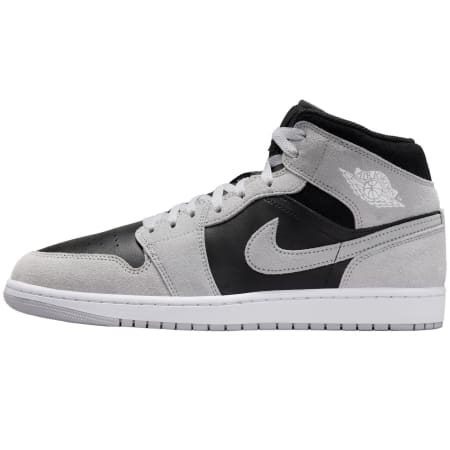 Product image for Nike Air Jordan 1 Mid Trainers Grey