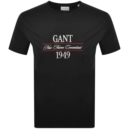 Product image for Gant Original Graphic T Shirt Black