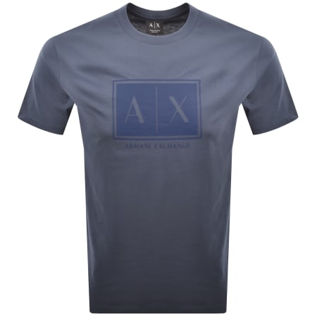 Product image for Armani Exchange Crew Neck T Shirt Blue