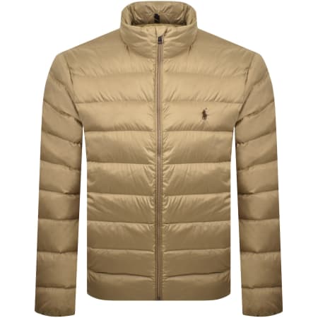 Product image for Ralph Lauren Down Puffer Jacket Khaki Brown