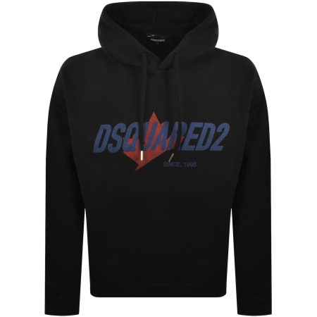 Product image for DSQUARED2 Logo Hoodie Black