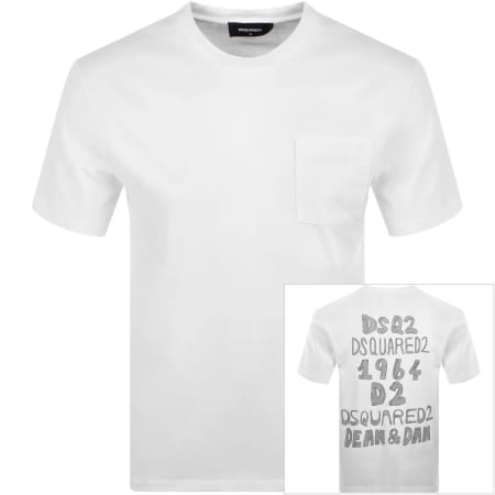 Product image for DSQUARED2 Regular Fit T Shirt White