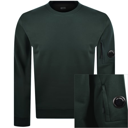 Product image for CP Company Crew Neck Sweatshirt Green