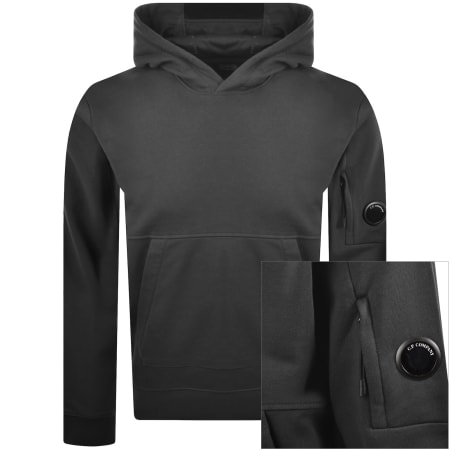 Product image for CP Company Diagonal Raised Hoodie Grey