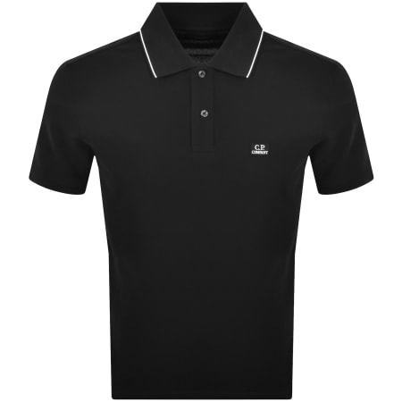 Product image for CP Company Polo T Shirt Black