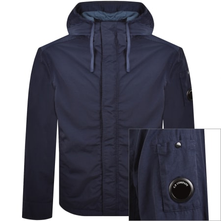 Product image for CP Company Hooded Overshirt Blue