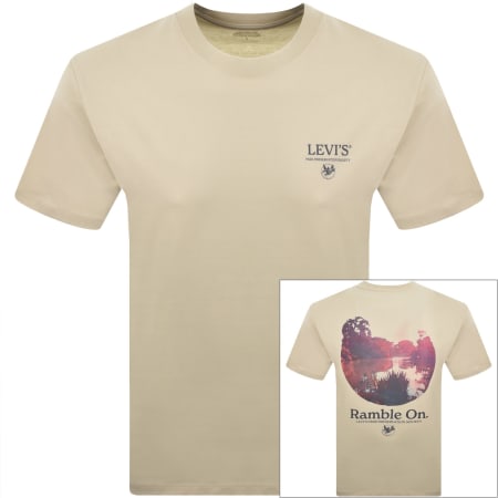 Product image for Levis Botanical Graphic T Shirt Beige