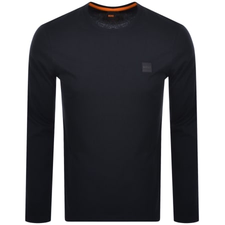 Product image for BOSS Tacks T Shirt Dark Blue