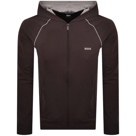 Product image for BOSS Mix And Match Full Zip Hoodie Brown