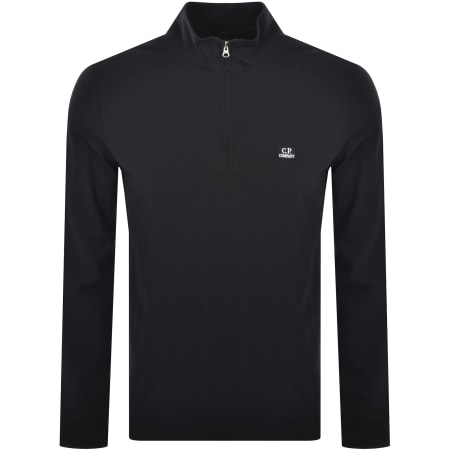 Product image for CP Company Long Sleeve Polo T Shirt Navy