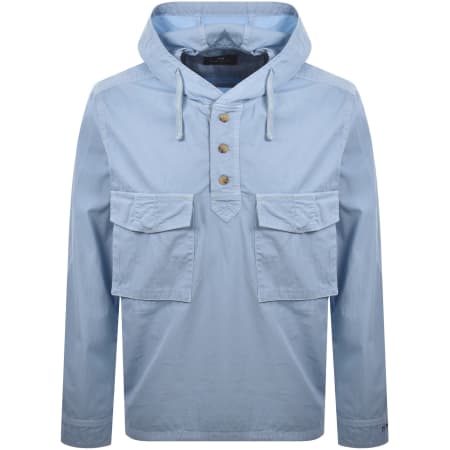 Product image for Paul Smith Hooded Pullover Jacket Blue