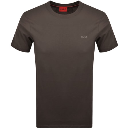 Product image for HUGO Dero222 T Shirt Brown