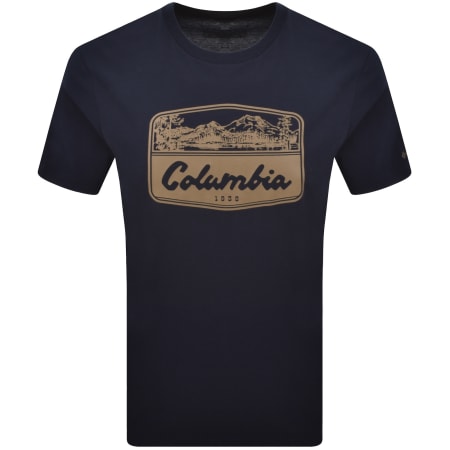 Product image for Columbia Seasonal Graphic T Shirt Navy