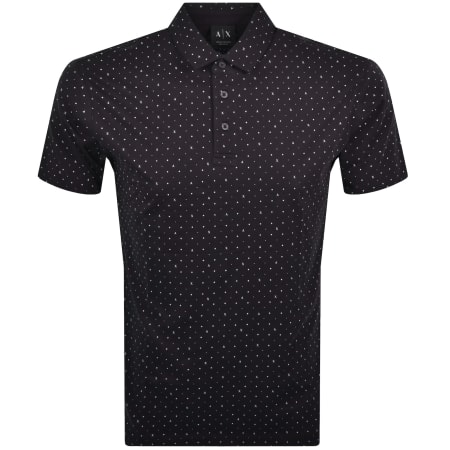 Product image for Armani Exchange Polo T Shirt Navy