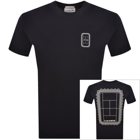 Product image for Lacoste Logo T Shirts Navy