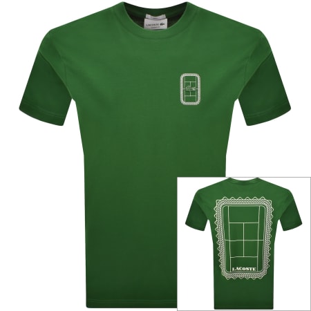 Product image for Lacoste Logo T Shirts Green